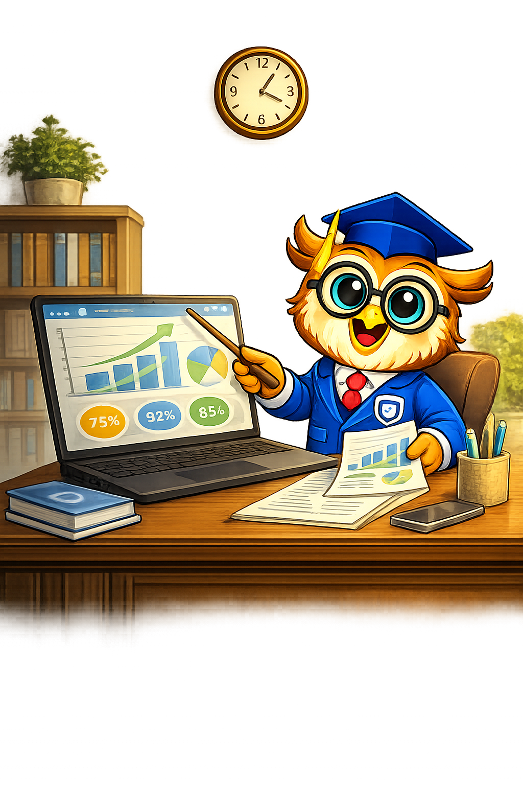MOSI mascot for school leadership