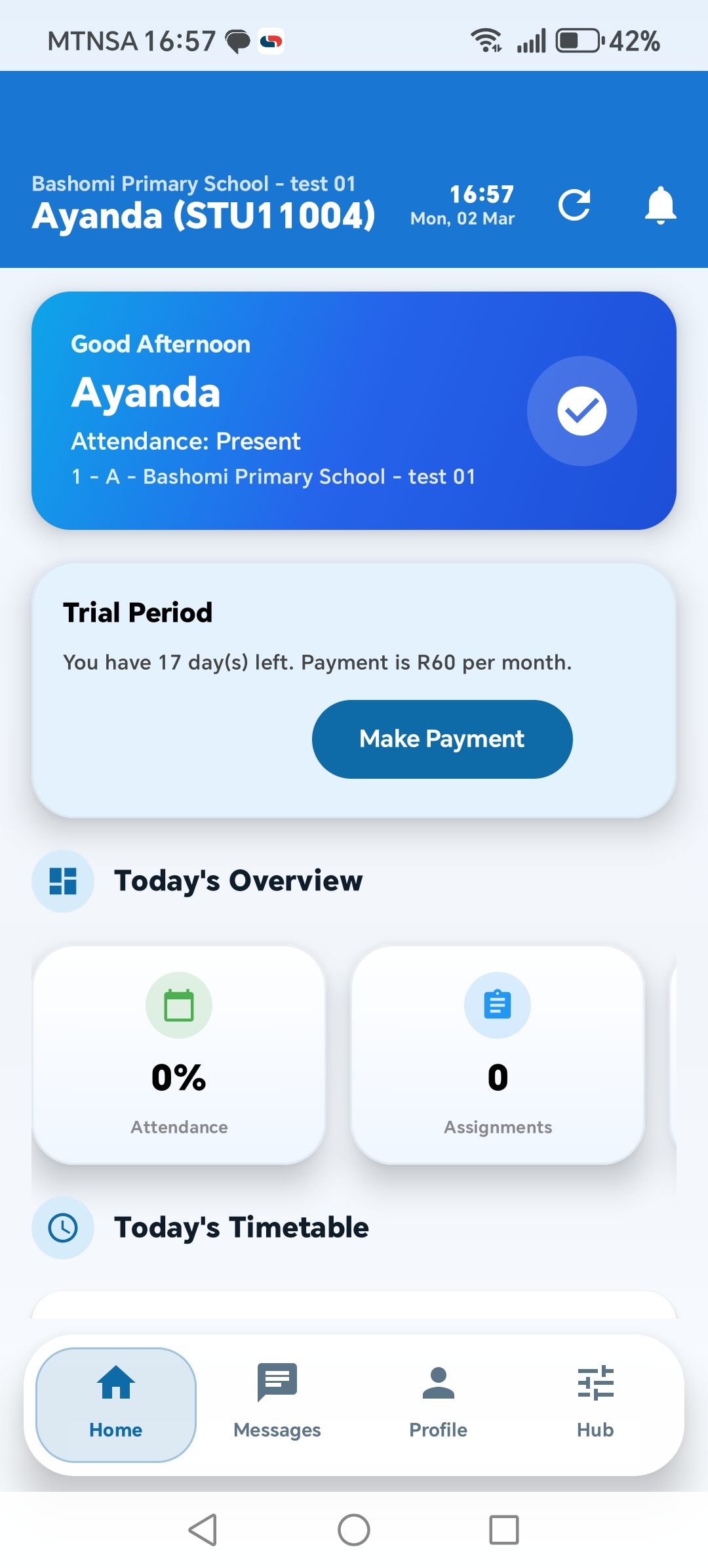 SIZA poster visual for parent school communication